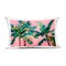 Stupell Industries Palm Tree Tops on Pink Outdoor Printed Pillow design by LSR Design Studio, 14 x 7 x 20